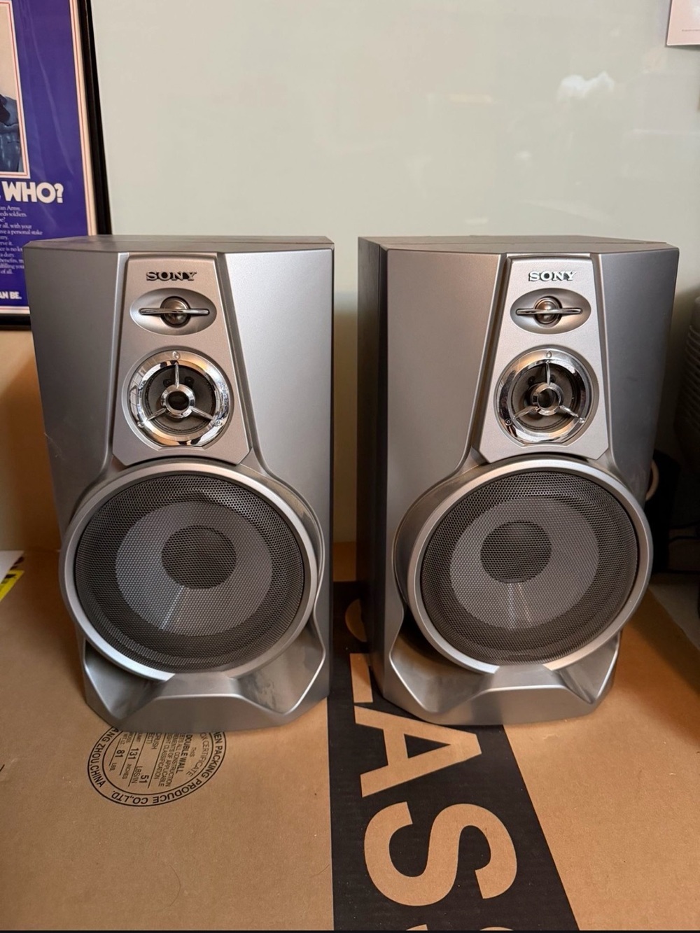 Sony Front Speakers (2x) Model #SS-M500AV